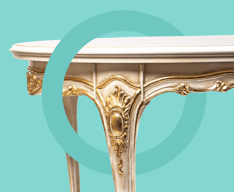 Отделка мебели поталью