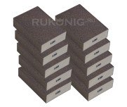 Шлифовальная губка SUNPLUS (4-х ст.) P120 (10 шт.) SPONGE.SGO 4SIDES.P120/10