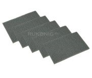 Скотч-брайт SUNPLUS Листы P800-P2000 (5 шт.) (Серый) SCUFF PAD P800-P2000/5