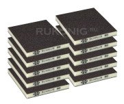 Шлифовальная губка SUNPLUS (2-х ст.) P080 (10 шт.) SPONGE.SGI 2SIDES.P080/10