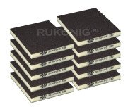 Шлифовальная губка SUNPLUS (2-х ст.) P120 (10 шт.) SPONGE.SGI 2SIDES.P120/10