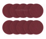Скотч-брайт SUNPLUS Круг P400 (10 шт.) (Красный) SCUFF PAD.(150)Red.P400/10