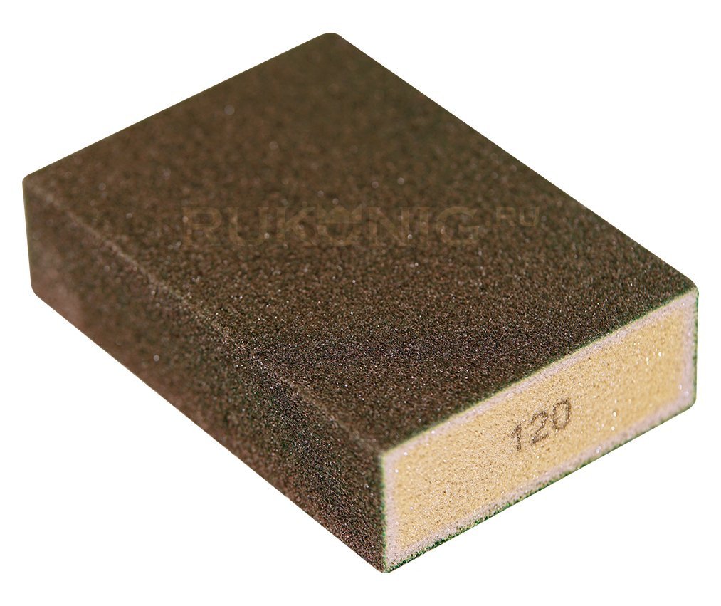 Шлифовальный блок 100*68*25 4-сторонний (P120) SUNBLOCK