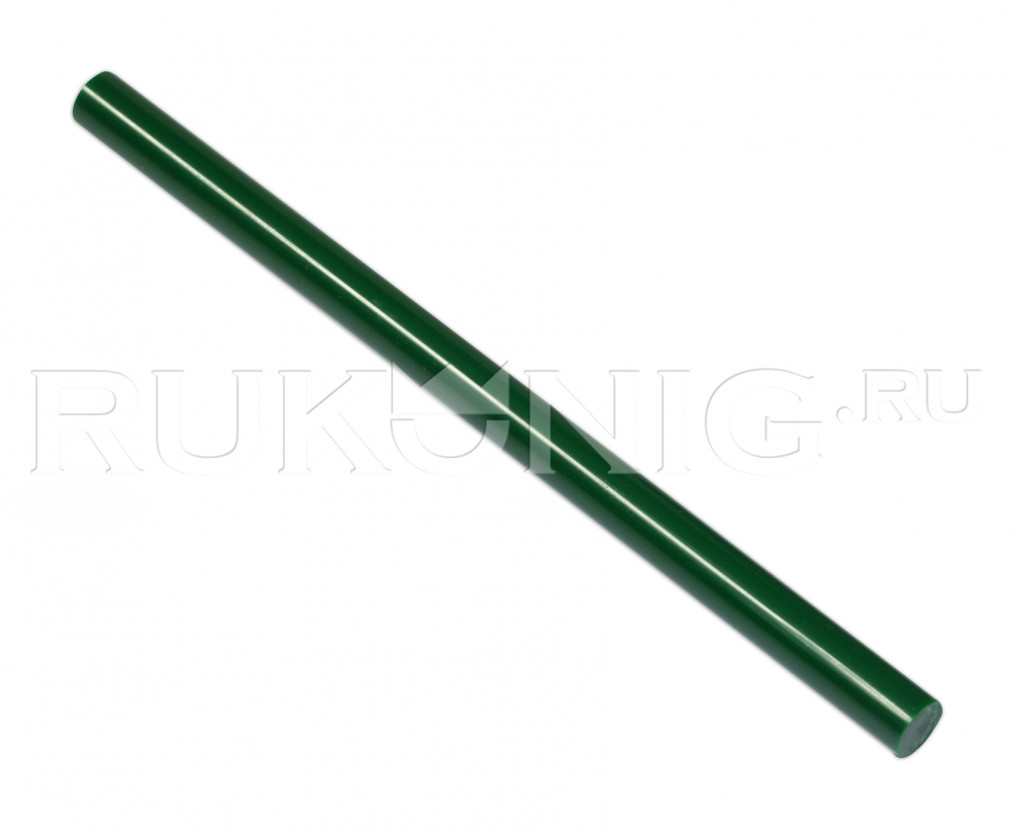 Клеевой стержень зеленый D-11 mm, L-200 mm